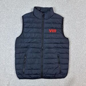 Star Wars Crew Vest Mens Large Black Quilted Puffer ILM VFX 2017 VIII Last Jedi‎